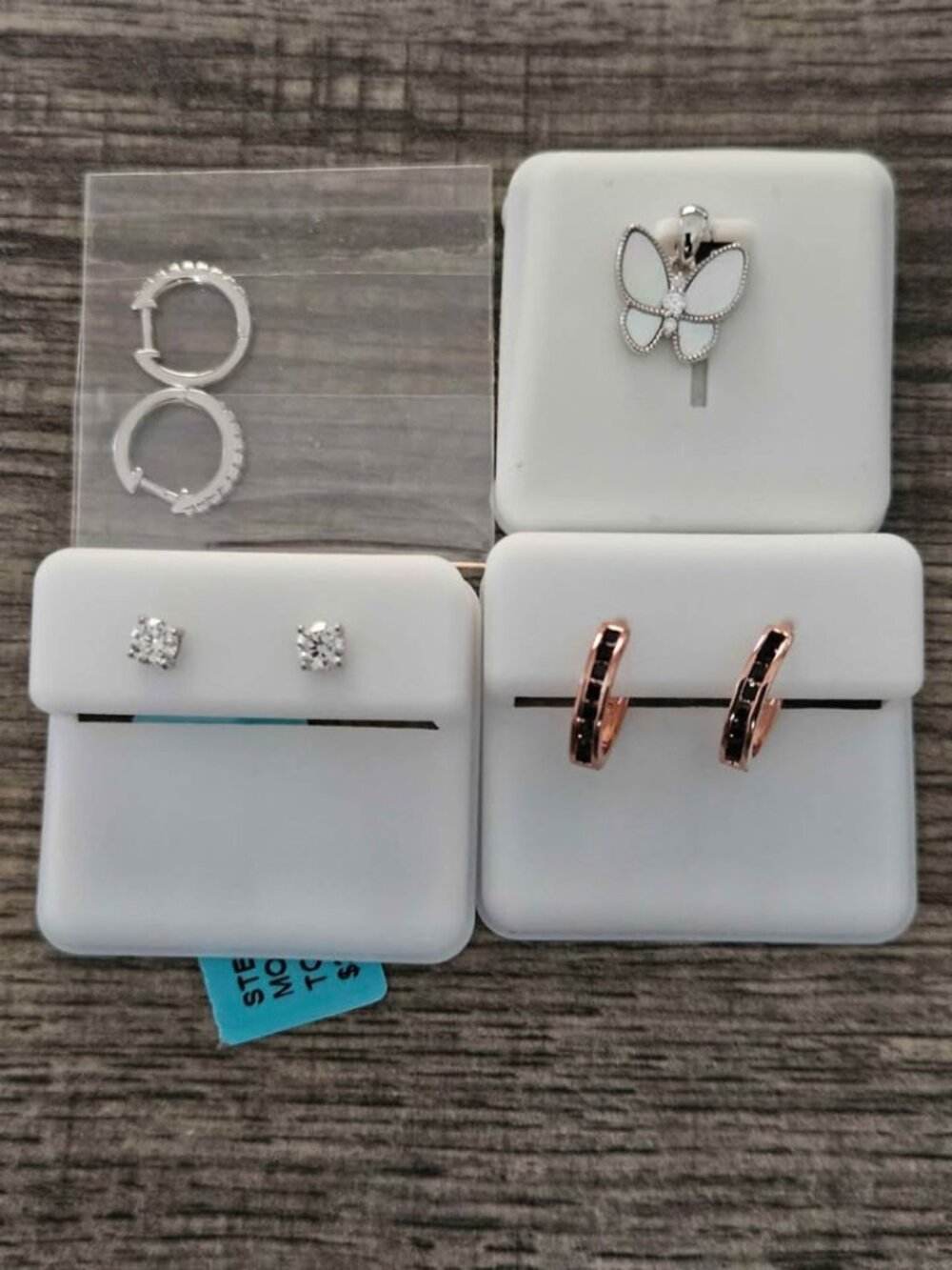 Luxury 4-Piece .925 Sterling Silver Jewelry Gift Set / Bundle